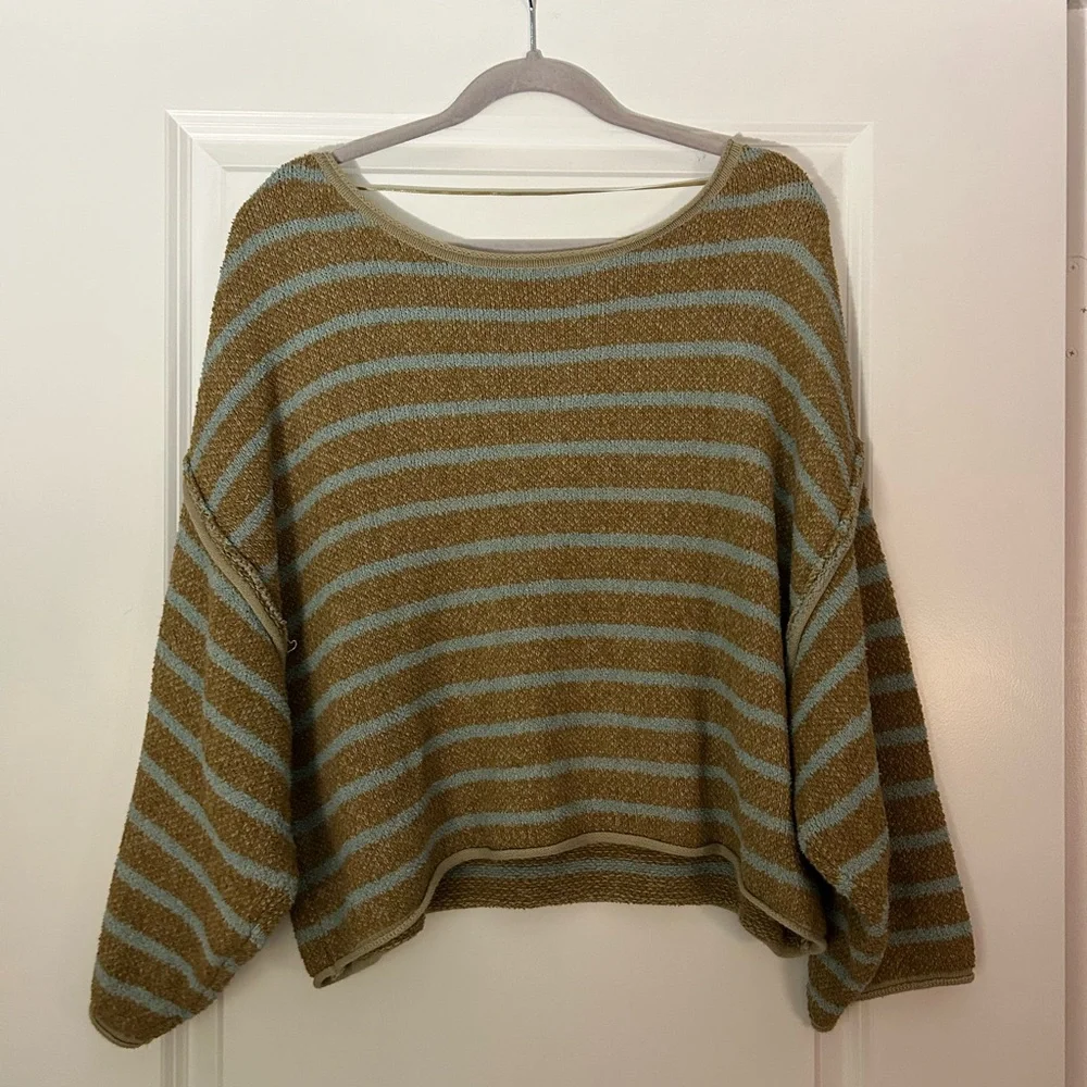 Free People Women’s Bardot Cropped Sweater - Picture 3 of 4